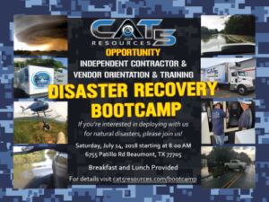 Texas Disaster Recovery Boot Camp Cat5 Resources