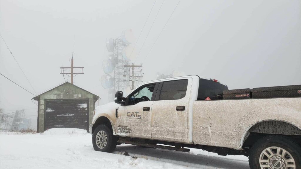 Cat5 Truck in Winter Storm