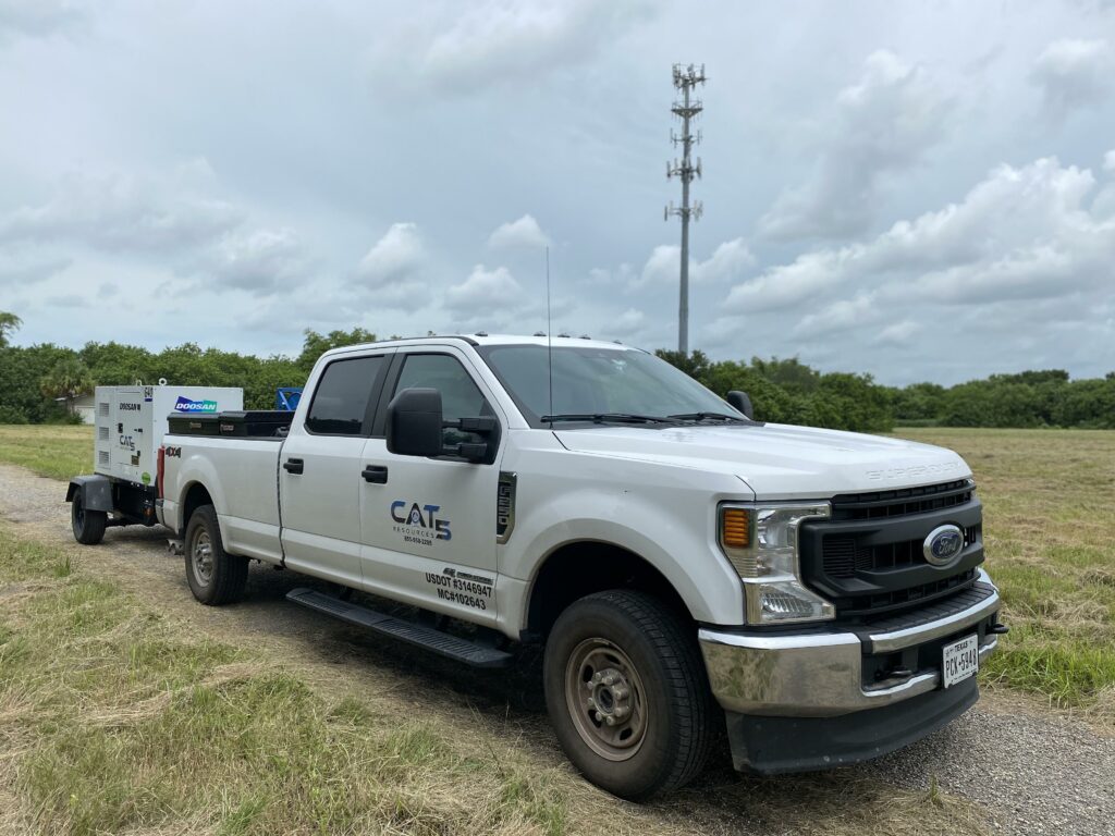 Truck with Doosan Generator